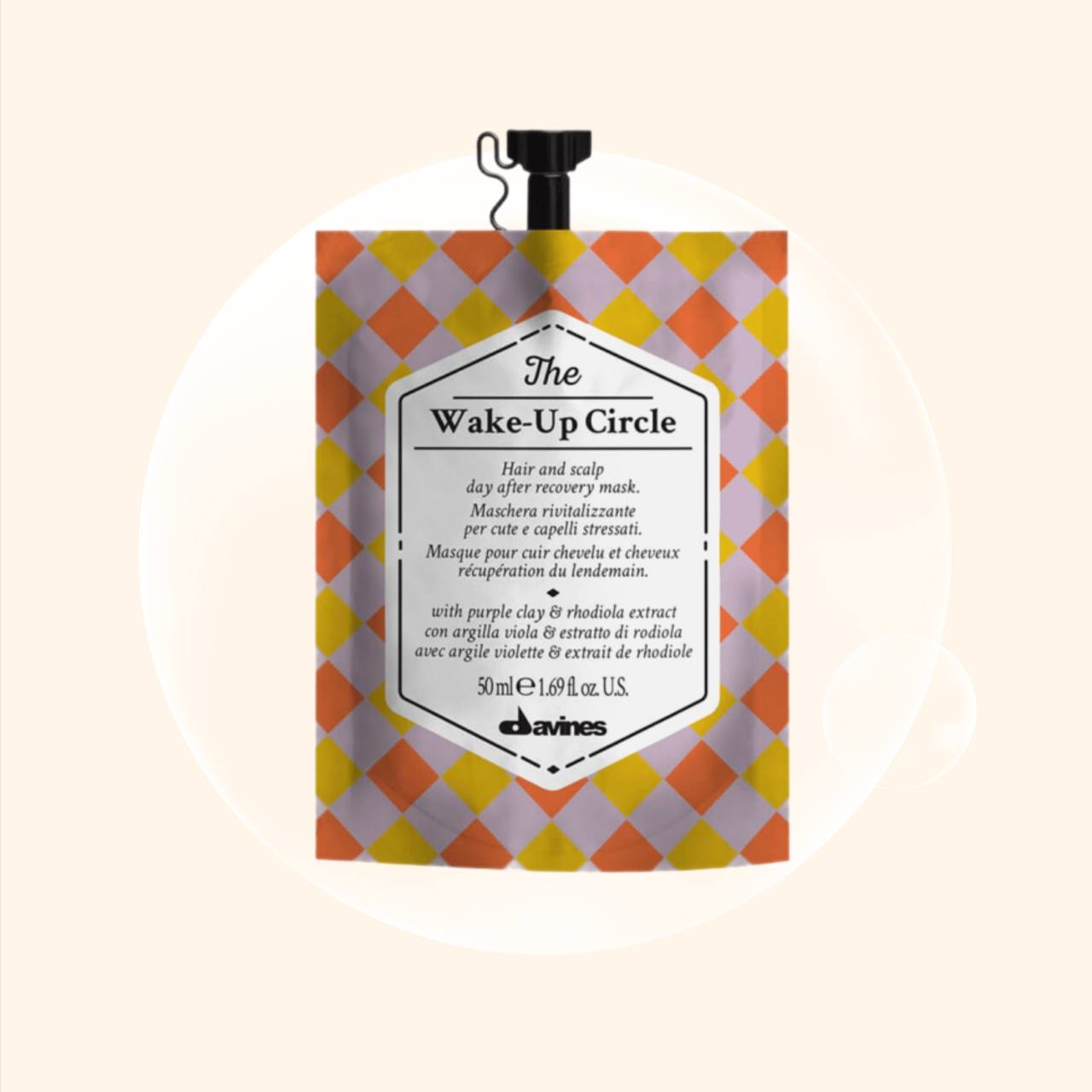 Davines The Circle Chronicles The Wake-Up Circle Invigorating Hair Mask For Stressed Hair 50 мл