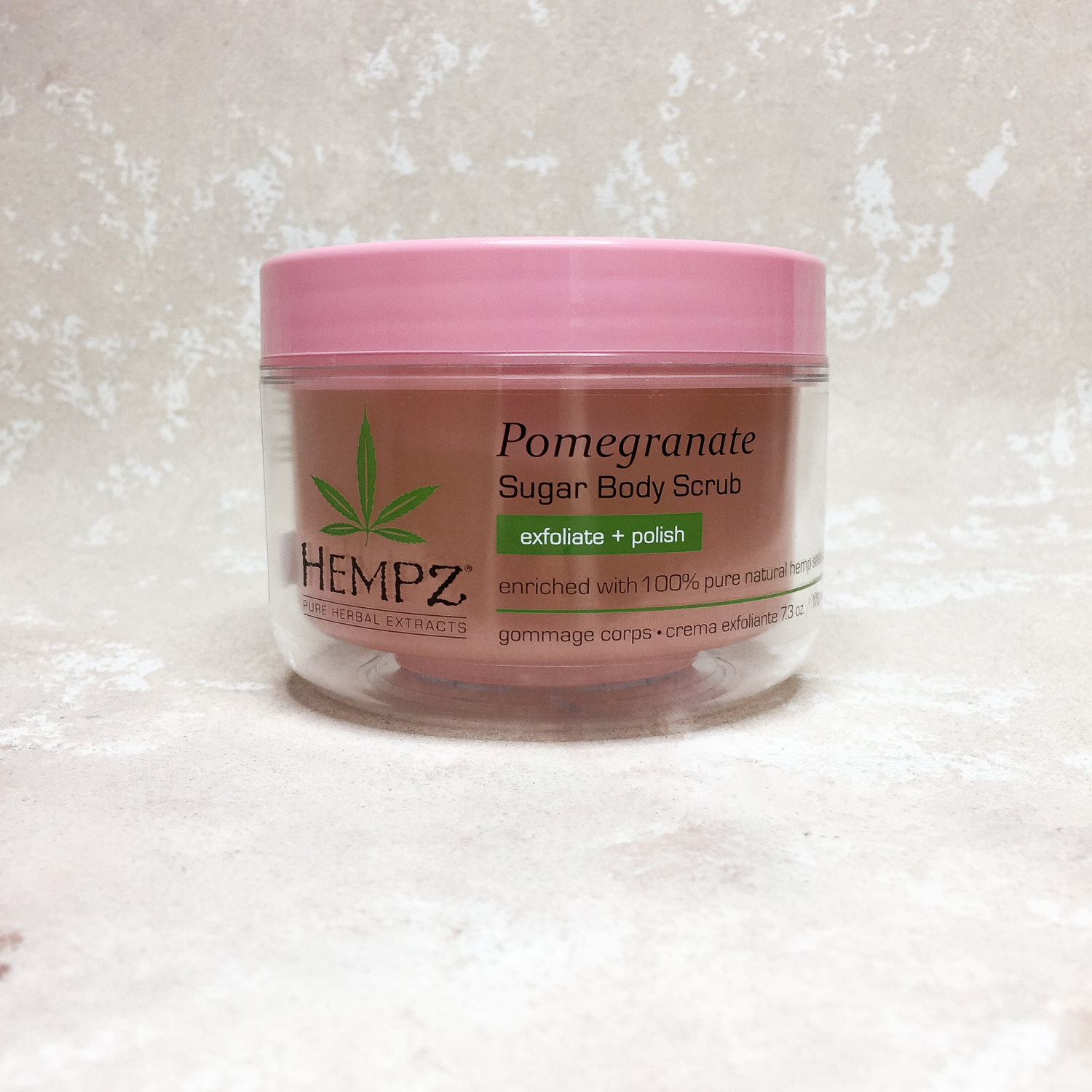Hempz Body Scrub- Sugar & Pomegranate 176 г