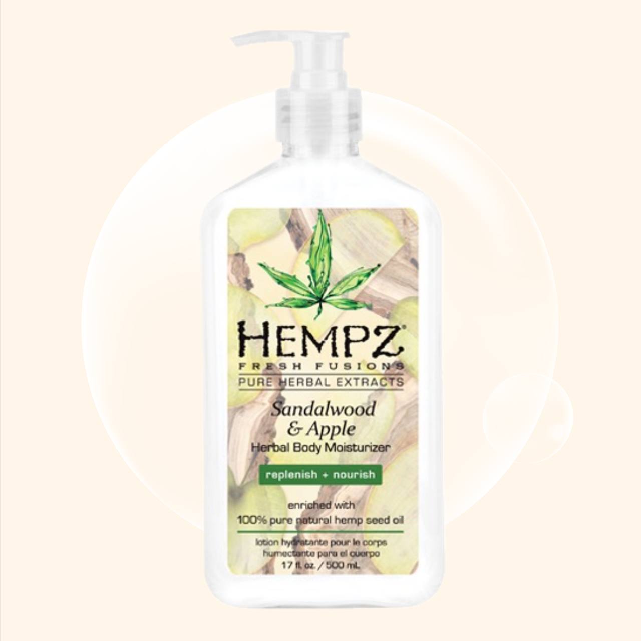 Hempz Fresh Fusions Sandalwood & Apple Herbal Body Moisturizer 500 мл