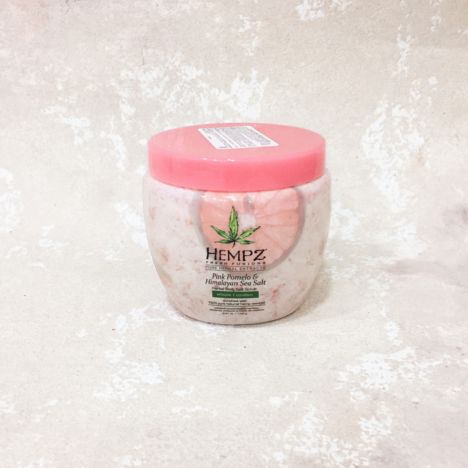 Hempz Pink Pomelo & Himalayan Sea Salt Herbal Body Salt Scrub 155 мл