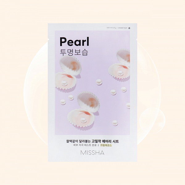 Missha Airy Fit Sheet Mask Pearl 19 г