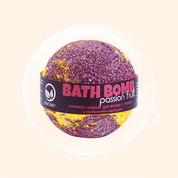 Savonry Bath Bomb Passion Fruit 100-120 г