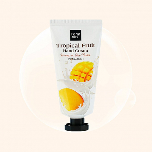 FarmStay Tropical Fruit Mango & Shea Butter Hand Cream 50 мл