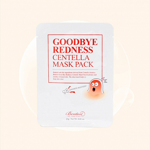 Benton Goodbye Redness Centella Mask Pack 23 г