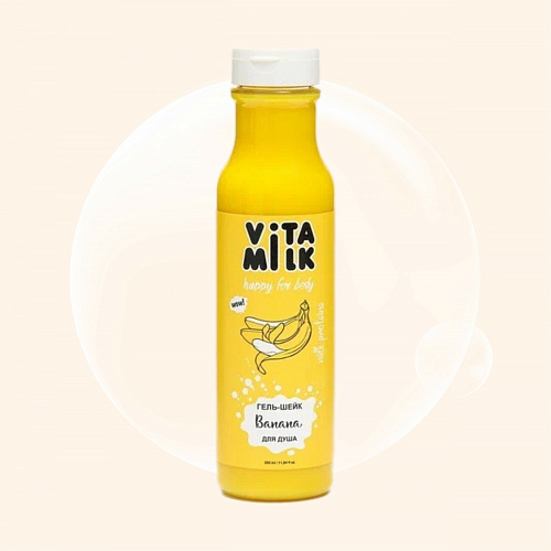 VitaMilk Gel-Shake Banana Milk 350 мл