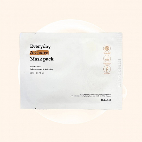 B.LAB Everyday A.C Care Mask Pack 20 мл