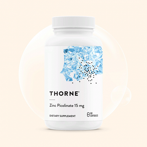 Thorne Zinc Picolinate 15 mg, 60 Capsules 15 mg, 60 Capsules