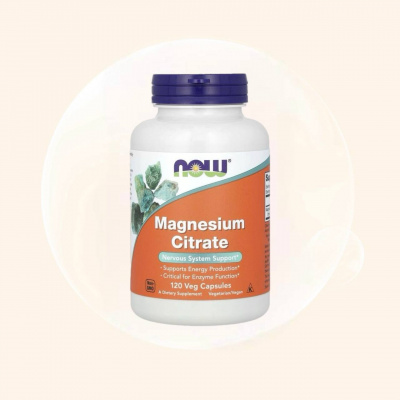NOW Magnesium Citrate 120 VCAPS