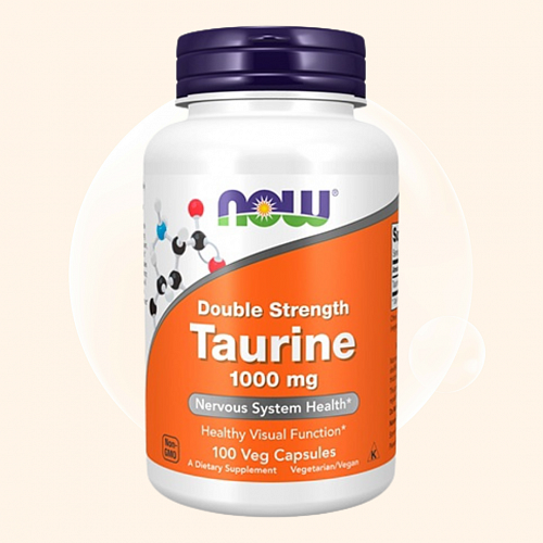 NOW Taurine 1000 mg 100 vc 1000 мл 100 капсул