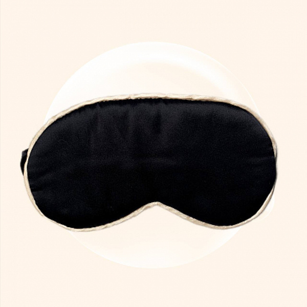 Black Silk Sleeping Mask