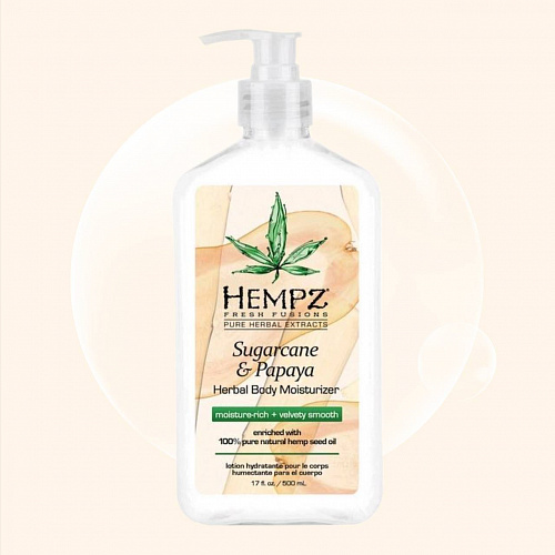Hempz Fresh Fusion Sugarcane & Papaya Herbal Body Moisturizer 500 мл