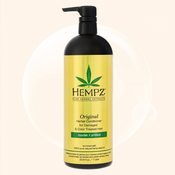 Hempz Original Herbal Conditioner For Damaged & Color Treated Hair 1000 мл