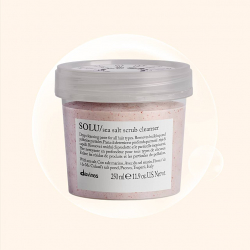Davines Essential Solu Sea Salt Scrub Cleanser 250 мл