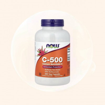 Now C-500 ASCORBATE 250 VCAPS