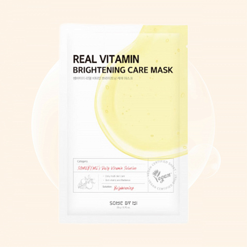 Some by Mi Real Vitamin Brightening Care Mask 20 мл