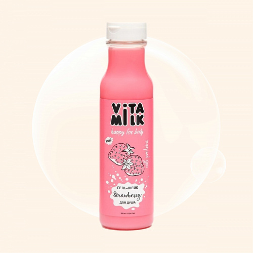 VitaMilk Gel-Shake Strawberry Milk 350 мл