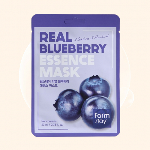 FarmStay Real Blueberry Essence Mask 23 г