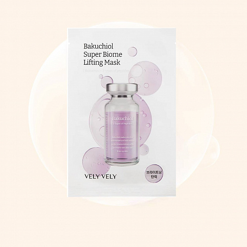 Vely Vely Bakuchiol Super Biome Lifting Mask 20 мл