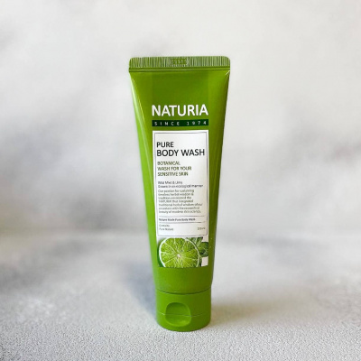 Naturia Pure Body Wash Wild Mint & Lime 100 мл