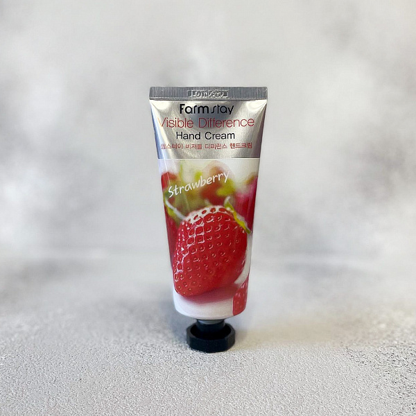 FarmStay Visible Difference Hand Cream Strawberry 100 мл