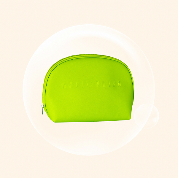 ANGIOPHARM Cosmetic Bag Medium Lime