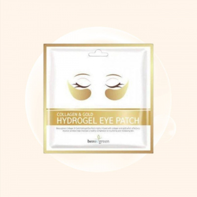 BeauuGreen Collagen & Gold Hydrogel Eye Patch1шт 15 г