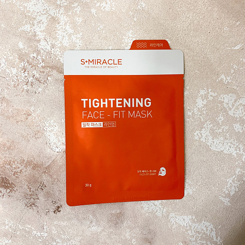 S+Miracle Tigteninig Face Fit Mask 30 г