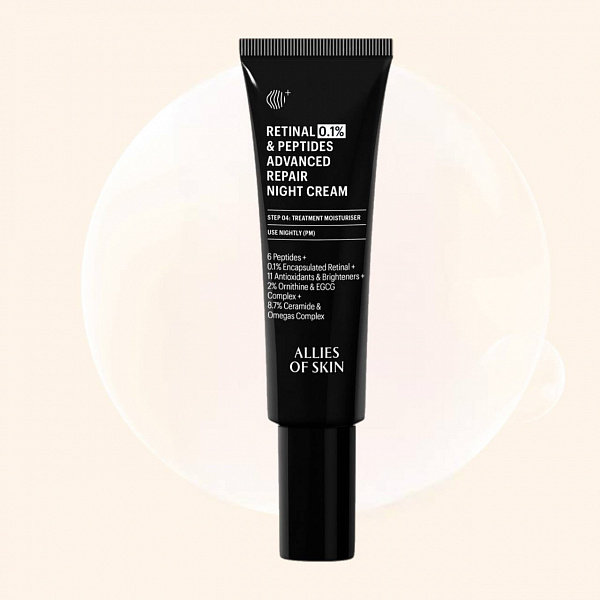 Allies of Skin Retinal 0,1% Peptides Advanced Repair Night Cream
