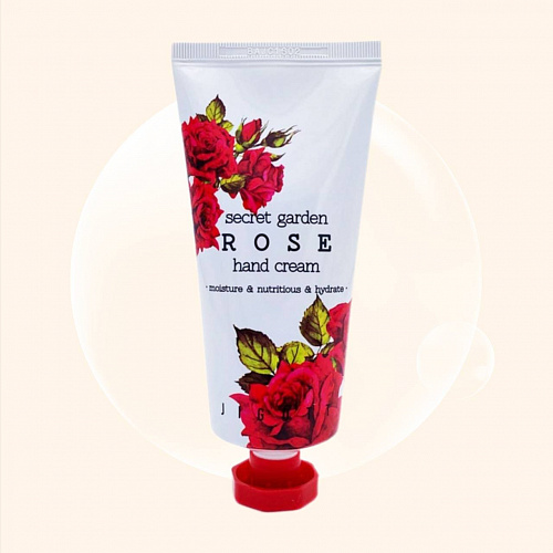 Jigott Secret Garden Rose Hand Cream 100 мл