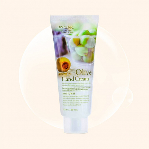 3W Clinic Olive Hand Cream 100 мл
