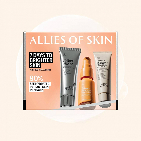 Allies Of Skin 7 Days to Brighter Skin Kit 12 мл + 25 мл + 8 мл