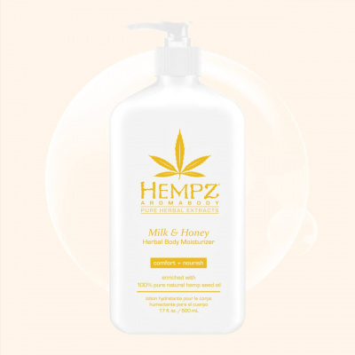 Hempz AromaBody Milk & Honey Herbal Body Moisturizer 500 мл