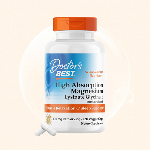 Doctor's Best High Absorption Magnesium 100 mg 100 мг