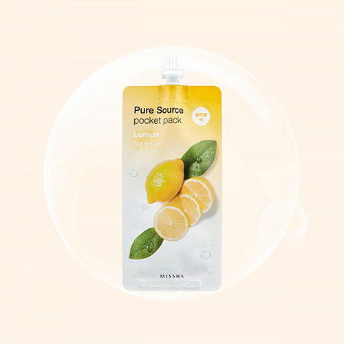 Missha Pure Source Pocket Pack Lemon 10 мл