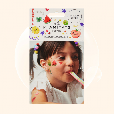 MIAMITATS Tattoo Kids Tutti Frutti