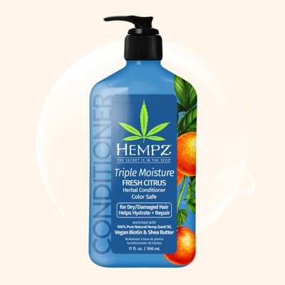 HEMPZ Triple Moisture Moisture-Rich Herbal Whipped Creme Conditioner and Hair Mask 500 мл