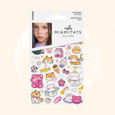 MIAMITATS Tattoo Kids Vitamins