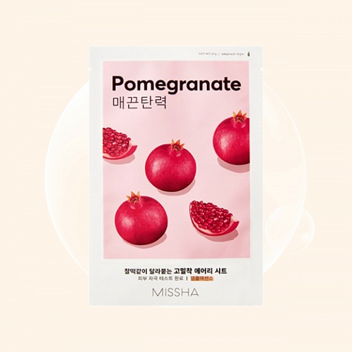 Missha Airy Fit Sheet Mask Pomegranate 19 г