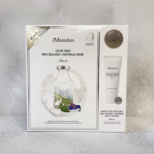 JMsolution Goat Milk New Zealand +Australia Mask&Cleansing Gel Special Set 30 мл + 100 мл