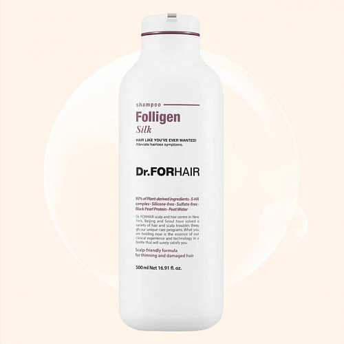 Dr.Forhair Folligen Silk Shampoo 500 ml 500 мл