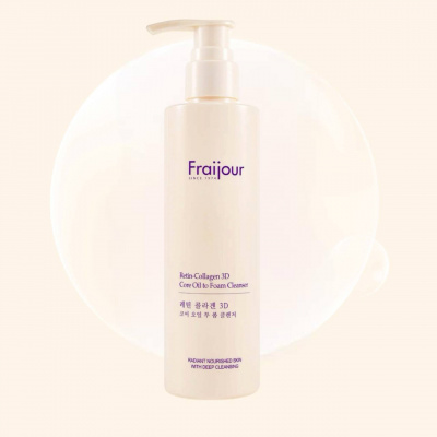 Fraijour Retin-Collagen 3D Core Oil to Foam Cleanser 210 мл