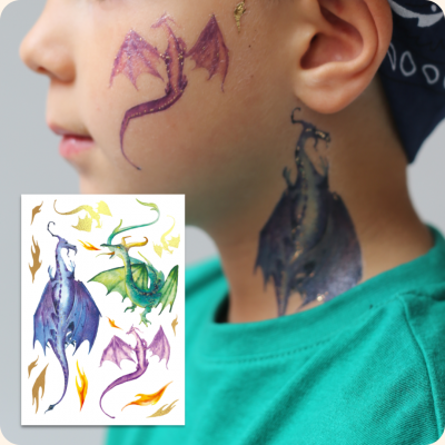 MIAMITATS Tattoo Kids Dragon (middle)