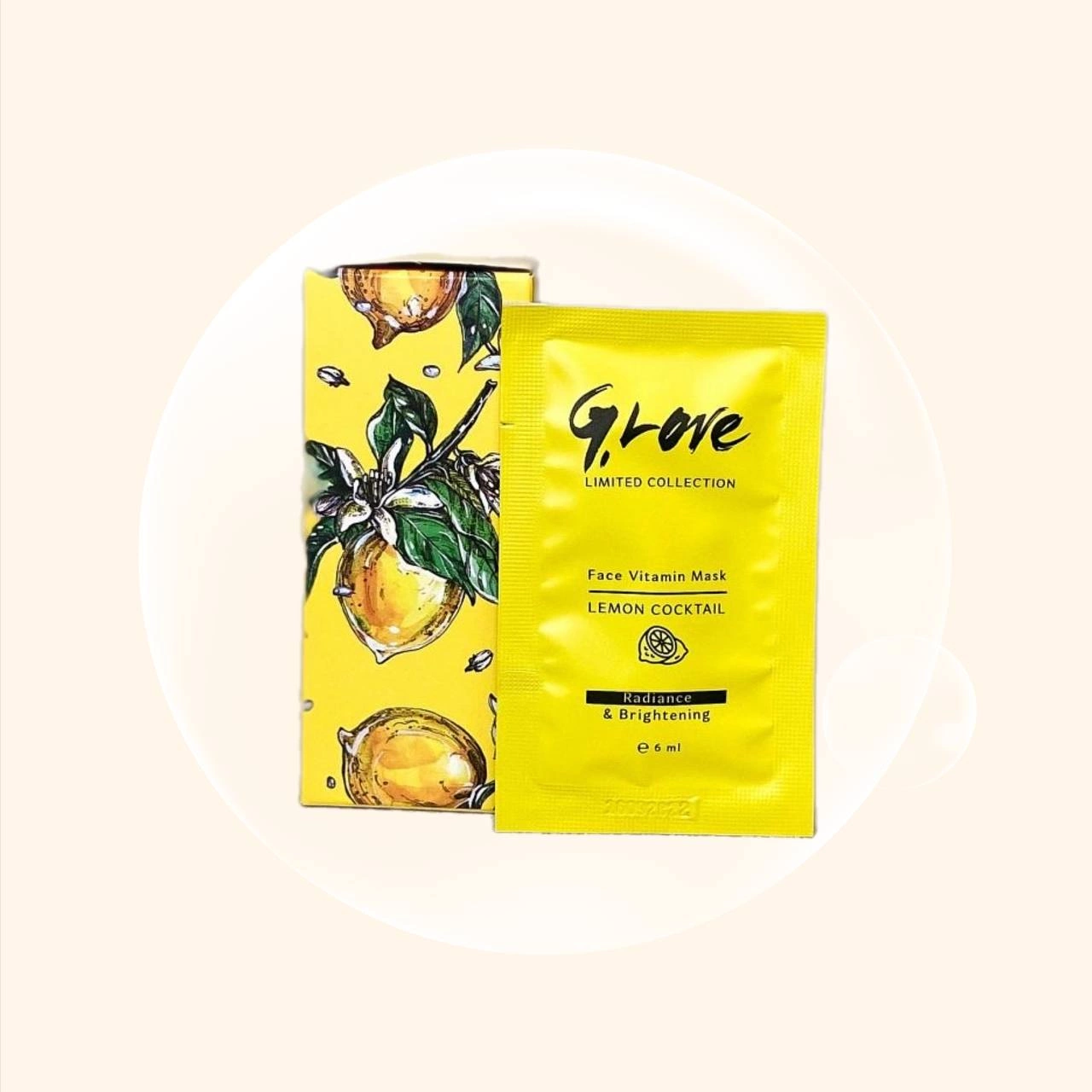 G.LOVE Face Vitamin Mask Lemon Cocktail 6 мл купить в Москве,  Санкт-Петербурге и Липецке